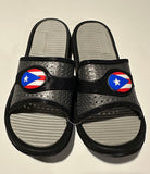 Puerto Rico Women Sandals with Round flag on the side