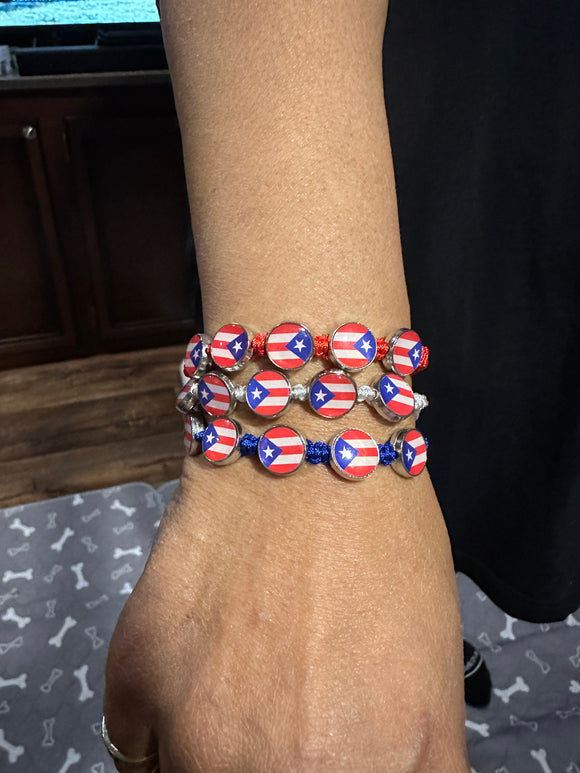 Puerto Rico Macramé Bracelet