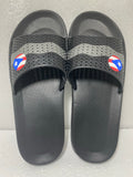 Puerto Rico Sandals Small Flag Grey Mens