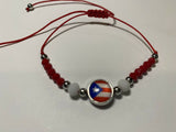 Puerto Rico Handmade Macrame Flag Bracelet