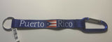 Puerto Rico Flag Carabiner landyard Keychain
