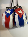 Cuban and Puerto Rican Mini Boxing Gloves