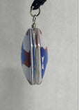 Puerto Rico Necklace Round Charm with Puerto Rico Written on the Bottom